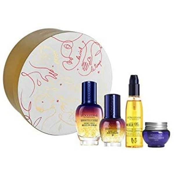 Unisex skönhetsset L´occitane Immortelle Reset 4 Delar (4 pcs)
