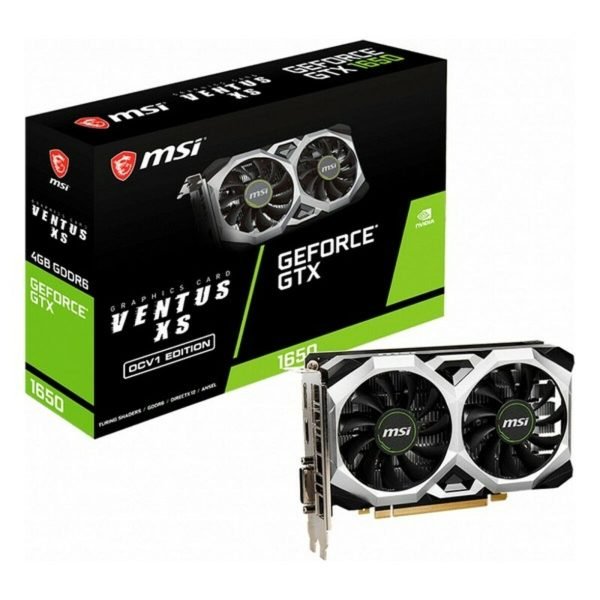 Grafikkort MSI NVIDIA GTX 1650 D6 Ventus V809-3609R 4 GB DDR6 4 GB GDDR6