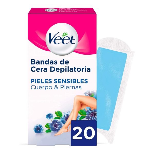 Kroppshårsvaxremsor Veet 3077449x (20 antal) (20 uds)