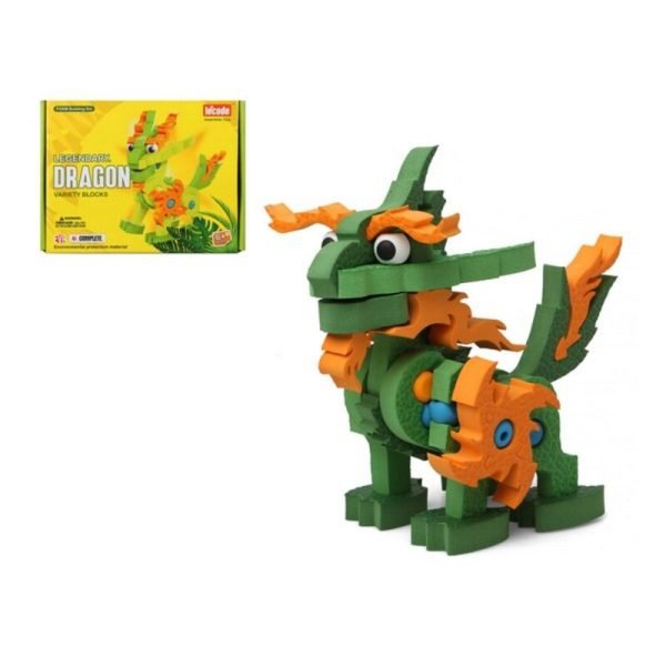 3D-pussel Legendary Dragon Grön 111408