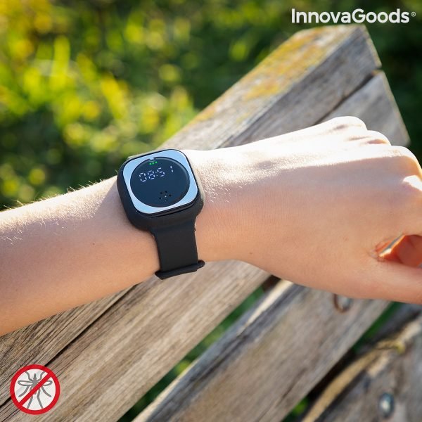 Myggavvisande klocka med ultraljud Wristquitto InnovaGoods