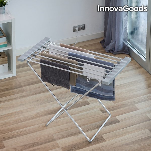 Elektriskt trokställ InnovaGoods 120W Grå (8 ribbor)