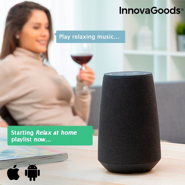 InnovaGoods VASS Intelligent Bluetooth Röstassisterad Högtalare
